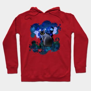 Color Blast Cat Hoodie